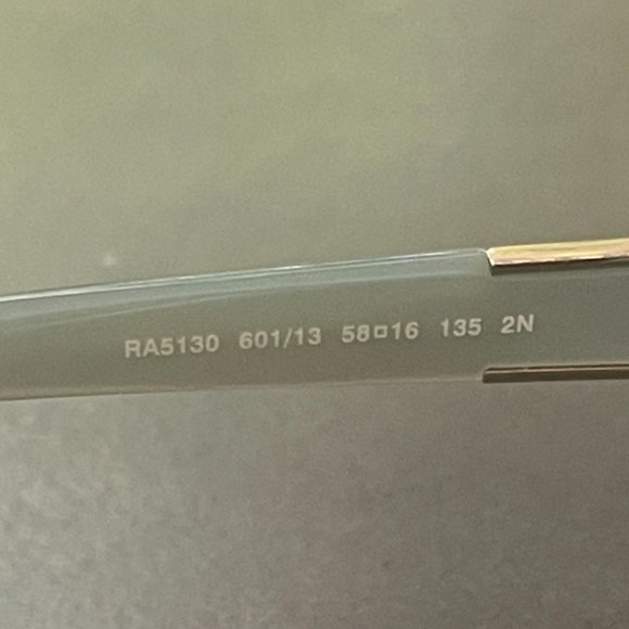 Ralph Lauren RA 5130 601/13 Light Tortoise Rectangular Sunglasses - Picture 6 of 11